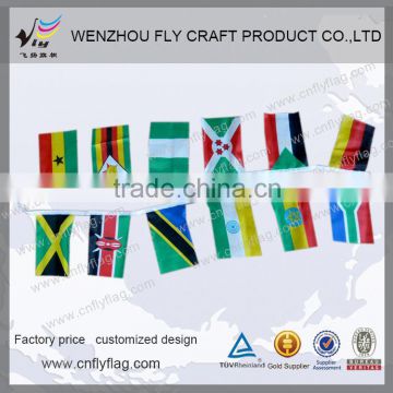 New design polyester sublimation or digital print flag banner fabric bunting flag