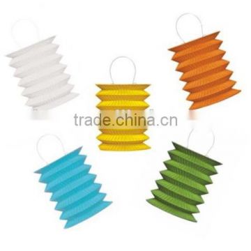 wholesale custom paper lantern colorful foldable Chinese paper lantern