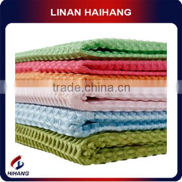 China wholesale high quanlity rust removal waffled microfiber cleaning towel