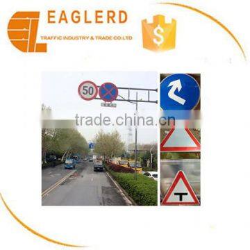 Highway aluminum traffic sign board for road safety