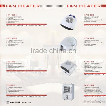 smart fan heater with oscillation 2000W