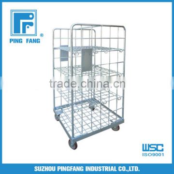 warehouse cage rolling rack