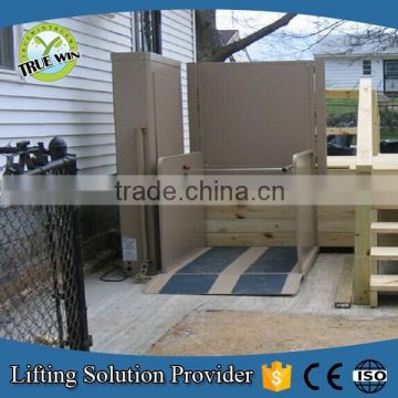 Home hydraulic lift elevator Electric wheel chair lift for sale