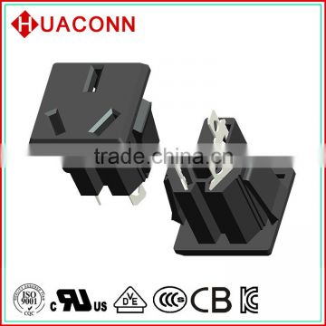 Hc-f-c contemporary manufacture ac power socket double type
