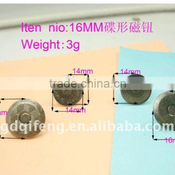 New Design bag fittings magnetic button