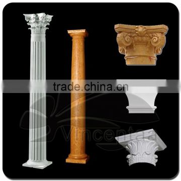 Popular Design Carved flower Marble Column Made in China
