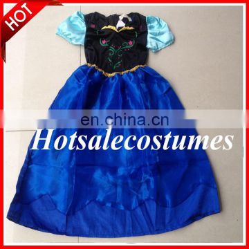 2014 Frozen Anna Dress for Girls Free Shipping Frozen Snow Queen Princess Anna Dress Costumes For Kids/Girls