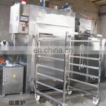 Smoked chicken oven / dryer for sausage meat smoke furnace with two-speed electric fan can uniform temperature throught