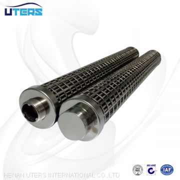 UTERS Replace HYDAC Fiber Glass Hydraulic Stainless Steel Sintered Felt Filter Element 0240D020V