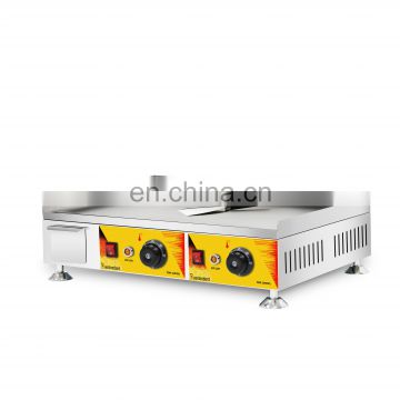 Hot sale flat teppanyaki griddle grill with factory price