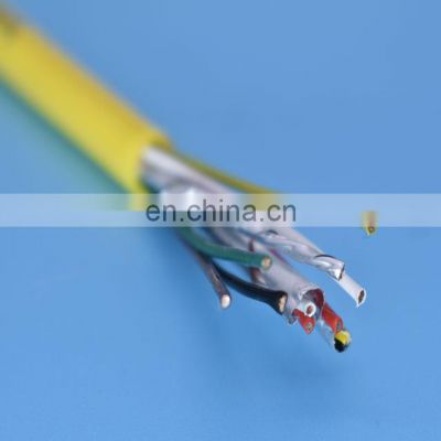 Sea waterproof electrical and signal cable with Al foil screen