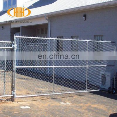 Galvanize steel pipe security chain link fence screen
