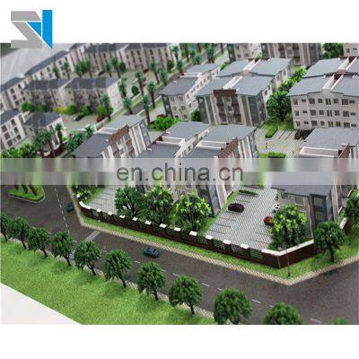 Miniature plastic villa model plan for real estate marketing/exhibition,3d architecture model with LED