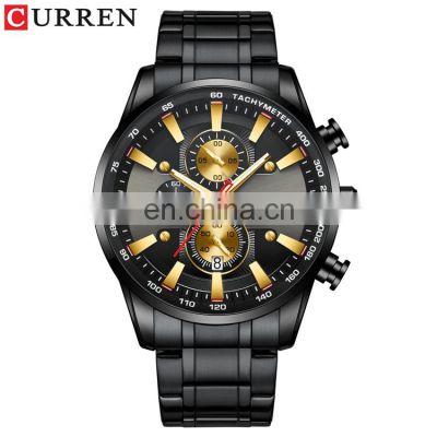 CURREN 8351 Men's Pointer Watches Men Japan Quartz Luxury Stainless Steel Calendar Man Watches Custom OEM
