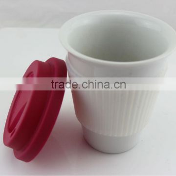 Cremic Glass Cup Mug Cup Coffee mMug Lid Cover Cap