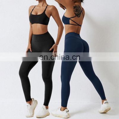 Women yoga set women workout clothing gym fitness sets fitness yoga wear activewear sets for women custom fitness apparel