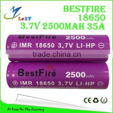 LeZT high quality NCR 18650 battery 3.7v 3400mah lithium-ion battery