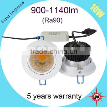 factory low price 4 inch led light downlight Ra>90 10w led downlight