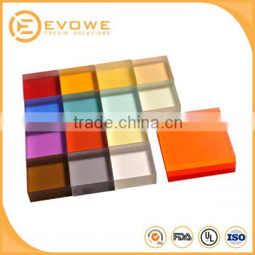 Made in China colorful oem cheap solid surface translucent stone acrylic