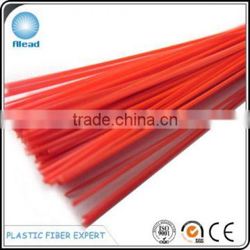 Brilliant red color with size 0.28x190mm PET synthetic wire for plastic broom