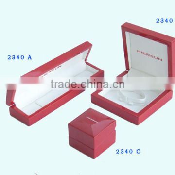 Luxury Jewelry Custom logo MDF wood box