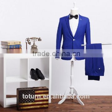 2016 new style fashion blue High quality bespoke tailor mans suits