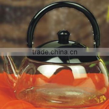 Handblown Heat Resistant Coffee Glass Teapot sets( 2106M)