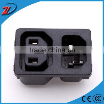IEC input/outlet power socket