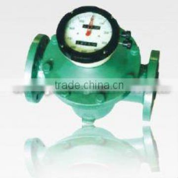 OGM-100 cast iron Oval Gear Flowmeter / Oil Gear Flowmeter / digital oil flowmeter