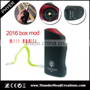 THC new products 2016 DNA 200w vapor box mod vapor 510 e cigarette