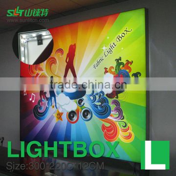 advertising light box profile ,advertising light box light frame,aluminium led strip back lit panel