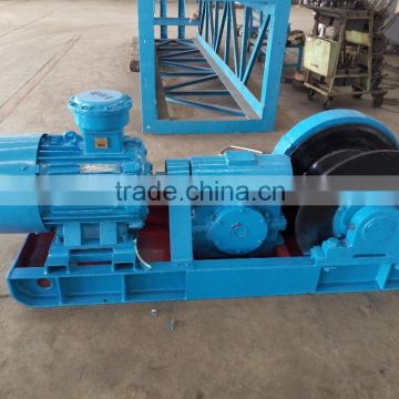 electric power source cable pulling winch