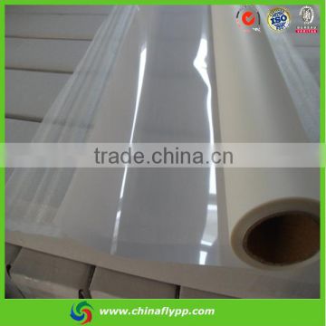 Shanghai FLY China supplier eco solvet printing 125mic white front printing backlit PET film