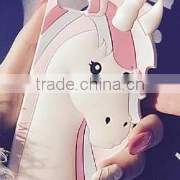 Lovely horse silicone mobile phone housing