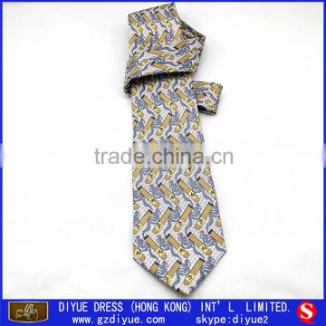 Beautiful printed logo Man Neck Tie in newest style