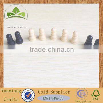 wooden natural mini international chess