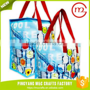 Unique new design competitive price rolling up shopping bags wholesale