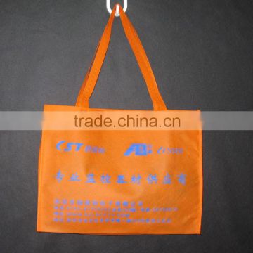 Orange colour customized shopping bag , custom size could be available