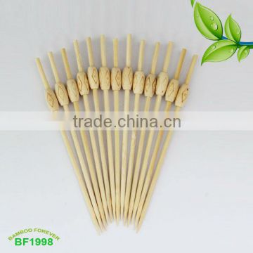 Drum bamboo picks with lovely shape