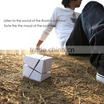 Qone Bluetooth Cube Square LED Portable Wireless Stereo Speaker SuperBass