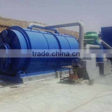 waste material recycling plant Waste tire Refining Plant with no pollution