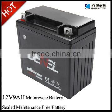 Motorcycle / Scooter 12v 9ah smf battery for motorcycle sealed lead acid 6fm9 battery