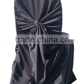 black wedding scuba chair cover tie back polyester jersey banquet chair cover