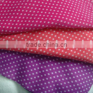 100 polyester kntting printing polar fleece material with antipilling manufacturer