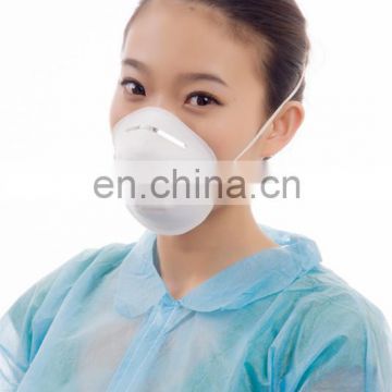 Non woven disposable n95 dust mask with double ear loop