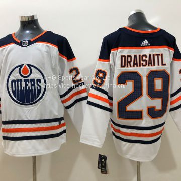 Edmonton Oilers #29 Draisaitl White Jersey