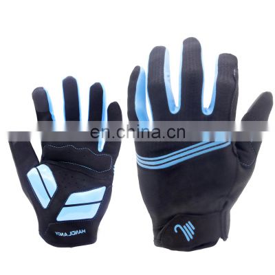 Handlandy Men Women Padded Antiskid Touch Screen UPF50 UV Protection Motorcycle Bike Mountain Cycling Road Bicycle Gloves