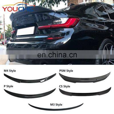 Carbon Fiber Rear Spoiler Boot Wings For BMW 3 Series G20 320i 330i Spoiler 2019-2020 P&PSM&M4&M3 Style