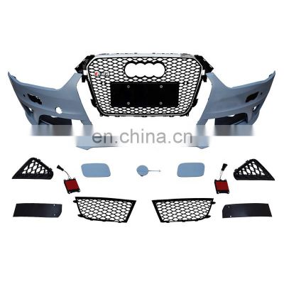 Car bumper with grill  for Audi A4 S4 B85 Car Bodykit for Audi A4 S4 RS4 Front bumper for Audi 2013 2014 2015 2016