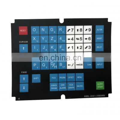 High quality cnc system controller A98L-0001-0568 membrane fanuc keypad